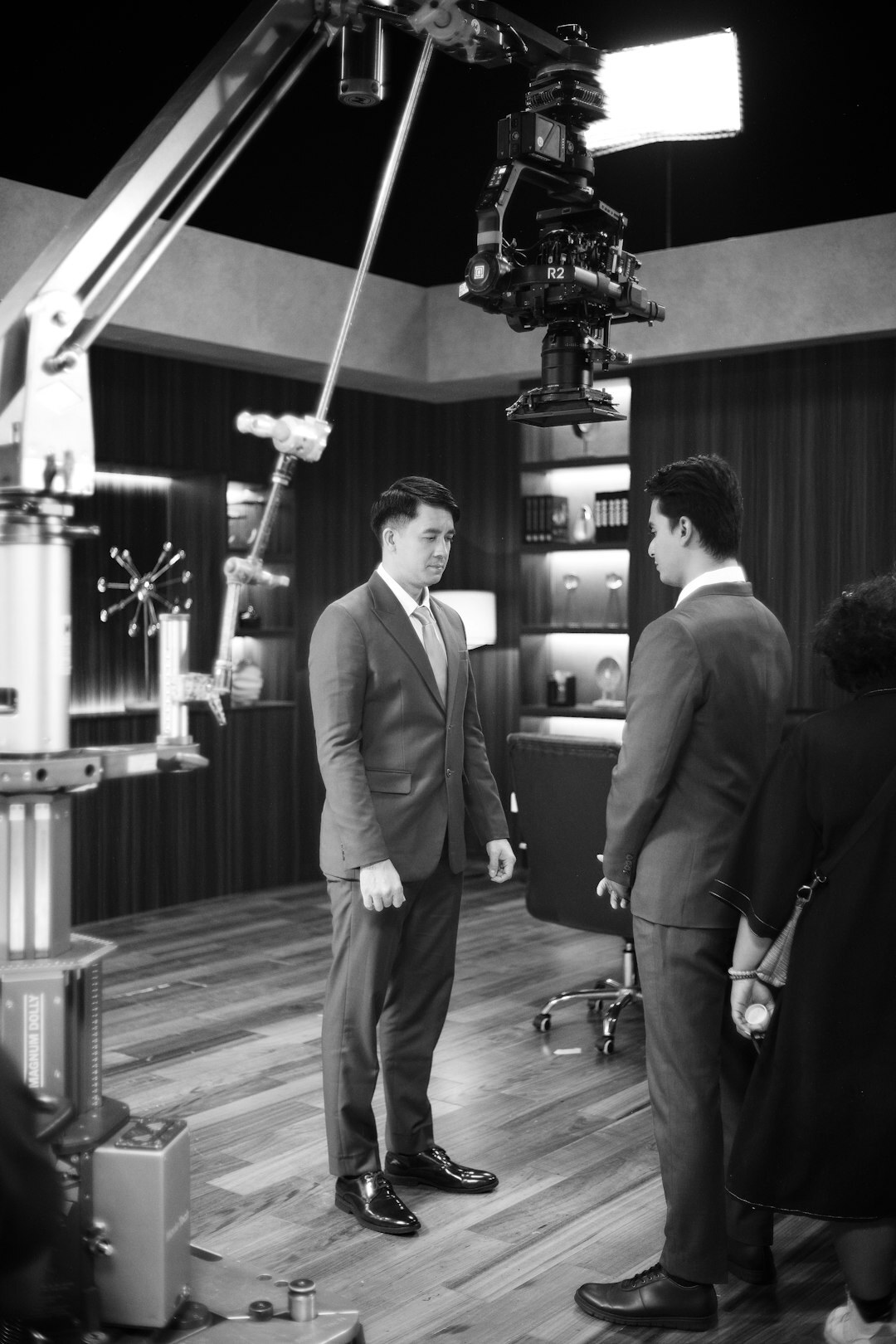 news anchor on television