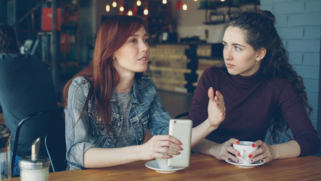 young people chatting